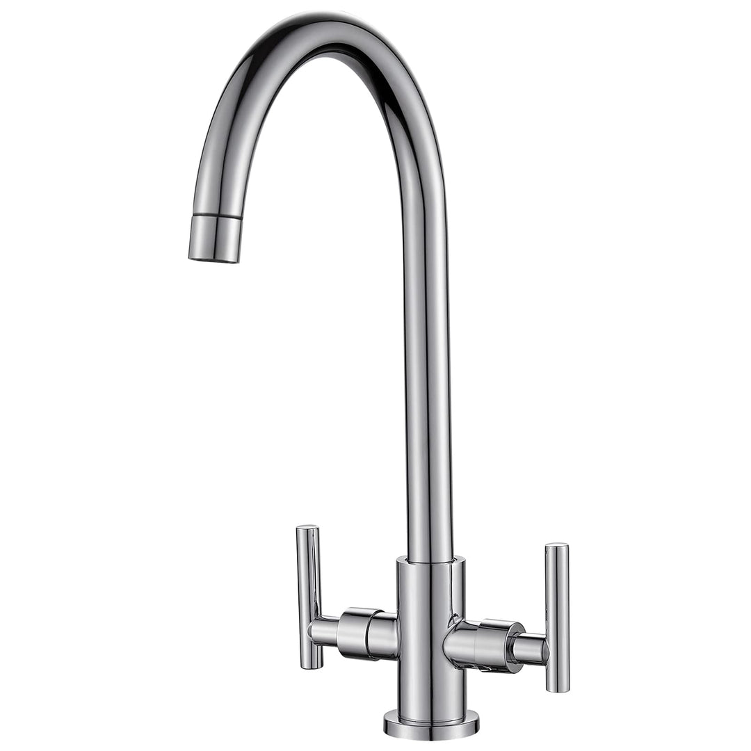Cobbe Küchenarmatur, Küchenarmatur, Doppelhebel, 360° schwenkbarer Auslauf, Küchenarmaturen, Mischba