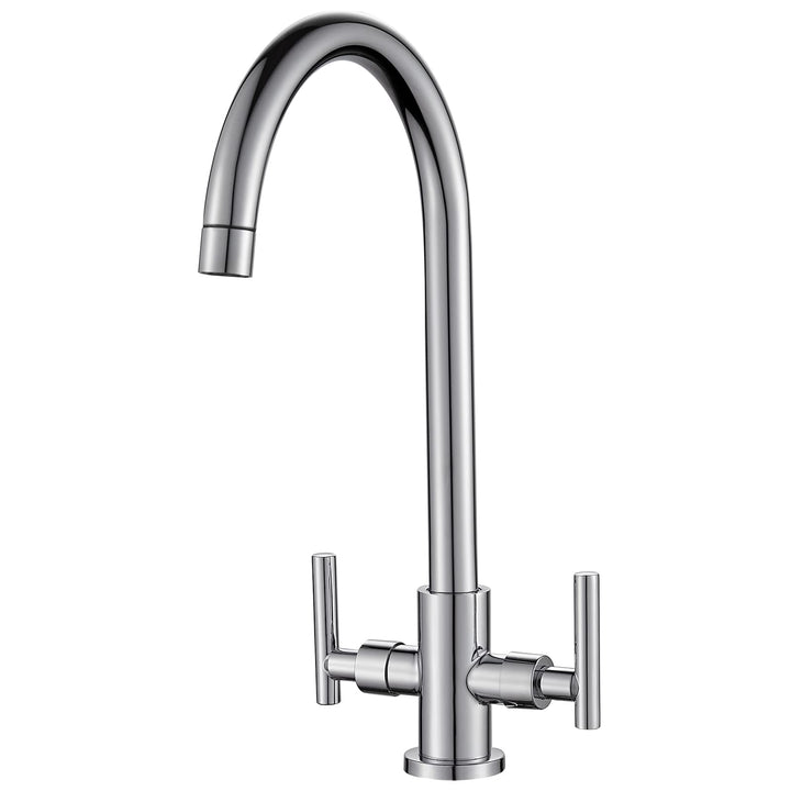 Cobbe Küchenarmatur, Küchenarmatur, Doppelhebel, 360° schwenkbarer Auslauf, Küchenarmaturen, Mischba