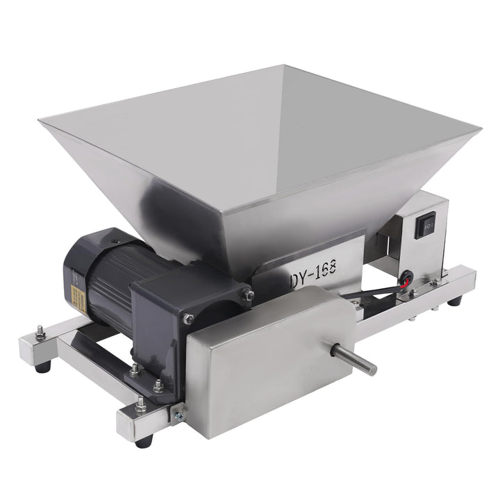 Elektrische Obstmühle Zerkleinerer,60W Obst und Brot Zerkleinerungsmaschine,20kg/h,4L Brechmaschine,
