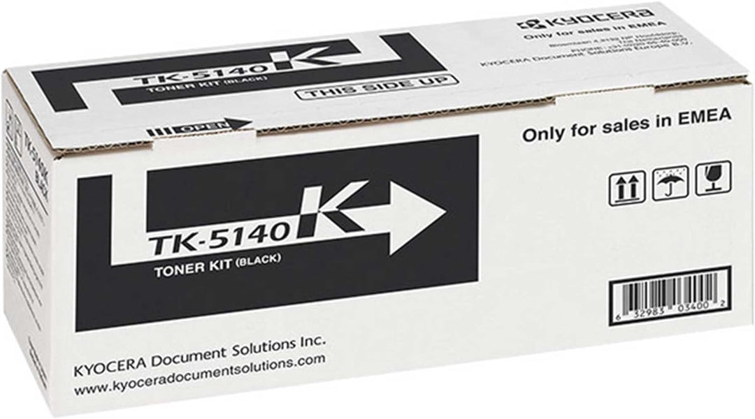 4x Original Kyocera Toner TK5140 TK 5140 für Kyocera Ecosys M 6530 CDN - BK, Cy, Ma, Ye - Leistung: