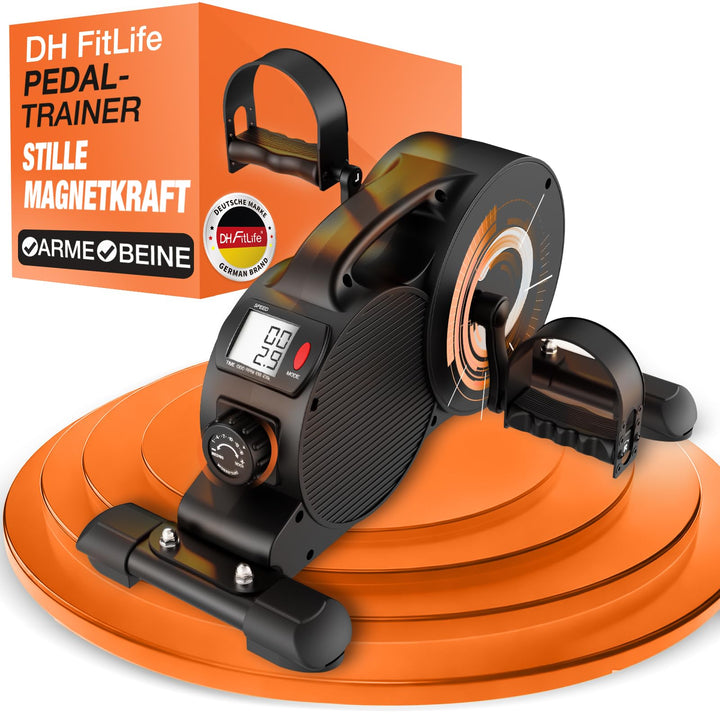 DH FitLife 2026 Neu Pedaltrainer für Zuhause, 16-stufiger magnetischer Beintrainer, extra leises Min