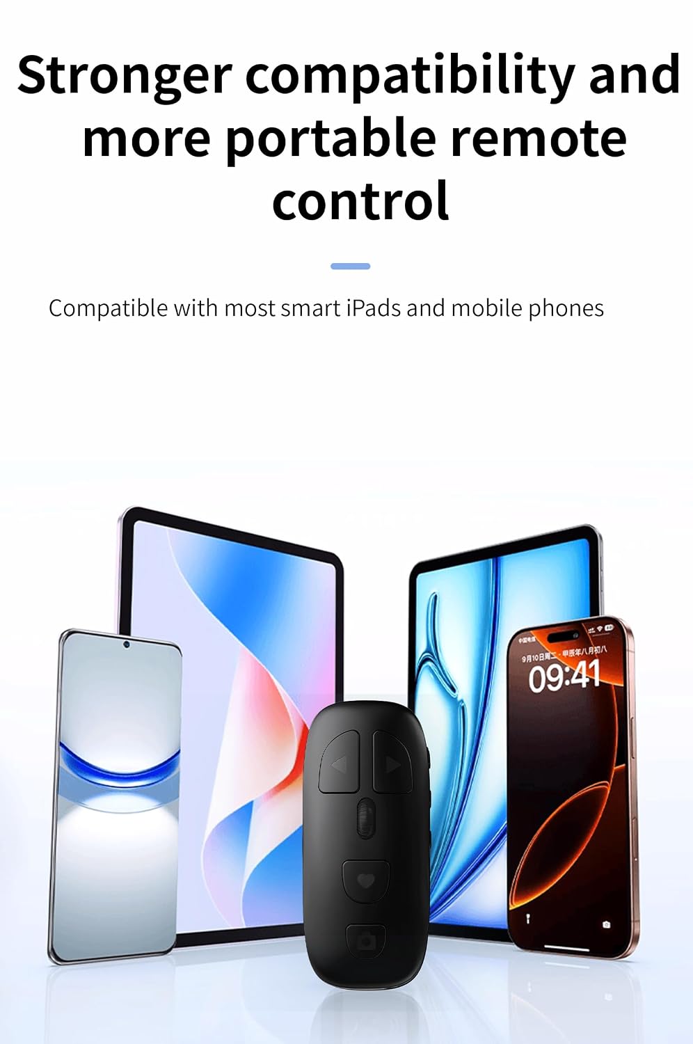 Fernbedienung Scrolling,Bluetooth5.3 Page Turner für Tik Tok,Phone i-Pad, Kabellose Finger-Scroller-