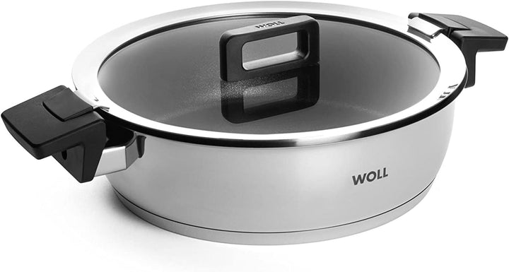 Woll Concept Bratentopf mit Deckel - Induktiv -, Ø 28 cm, 8 cm hoch, 4,8l - Geeignet für alle Herdar