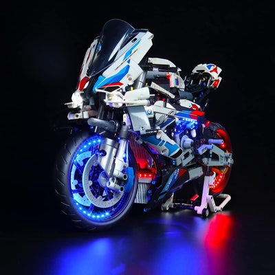 Led Licht Set für Lego BMW M 1000 RR,Dekorations Led Beleuchtungs Set für Lego 42130 Technic BMW Lig