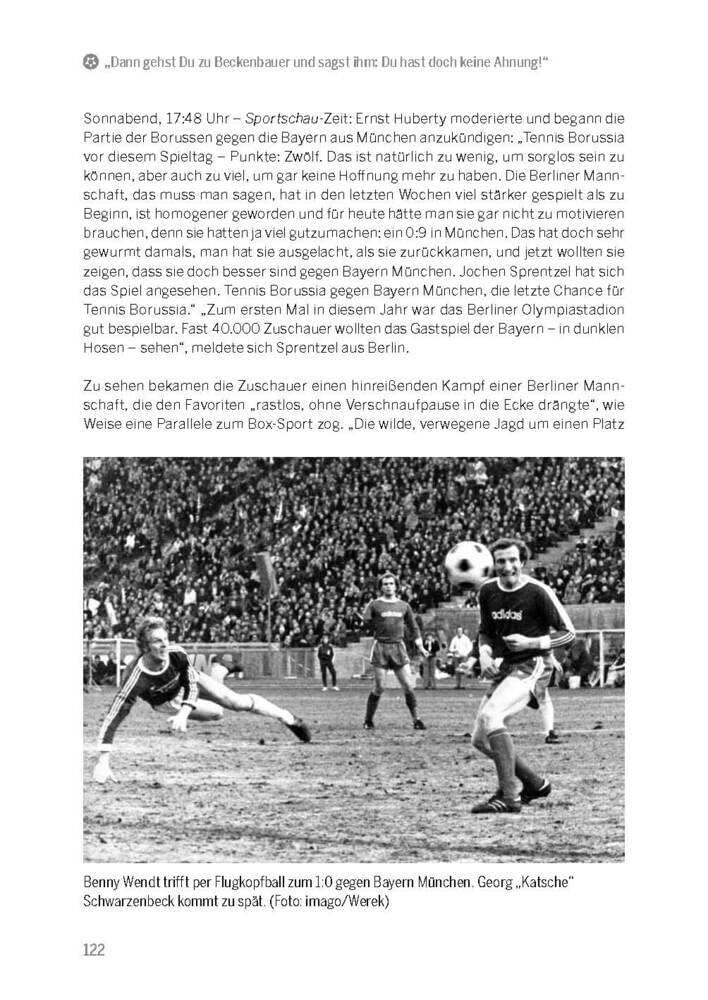 "Alles gegen die Berliner - immer!": Eine Zeitreise in den West-Berliner Fussball der 1970er-Jahre,