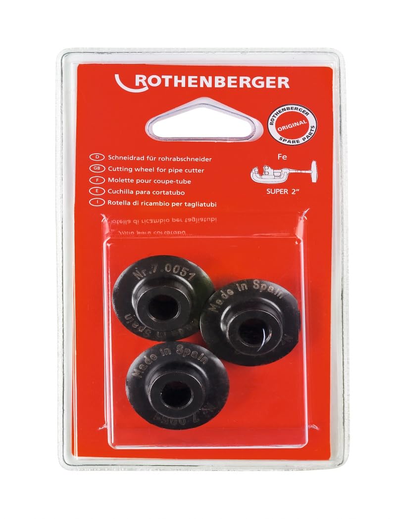Rothenberger 070051D Schneidrad für Stahl 2." - 3 Stück
