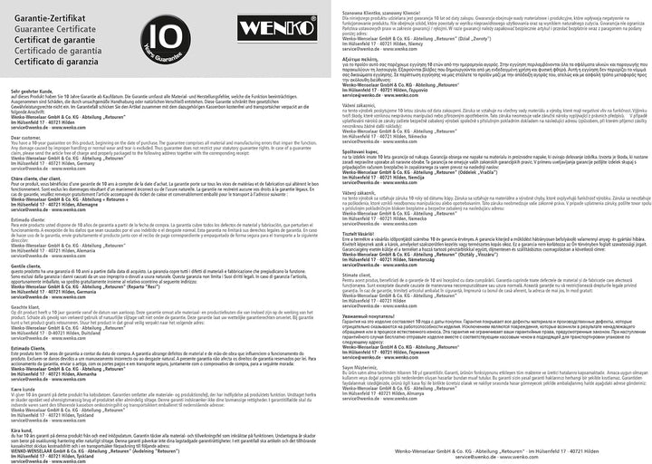 WENKO Turbo-Loc Handtuchring Orea Shine, Befestigen ohne Bohren, flexibel nach Oben und unten bewegl