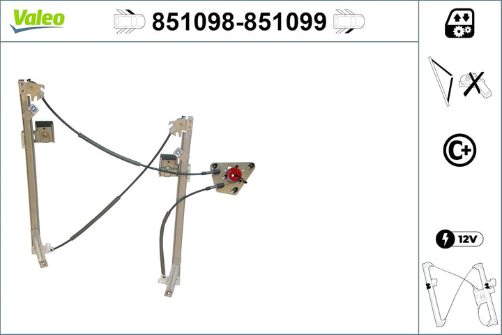 VALEO Fensterheber 851098