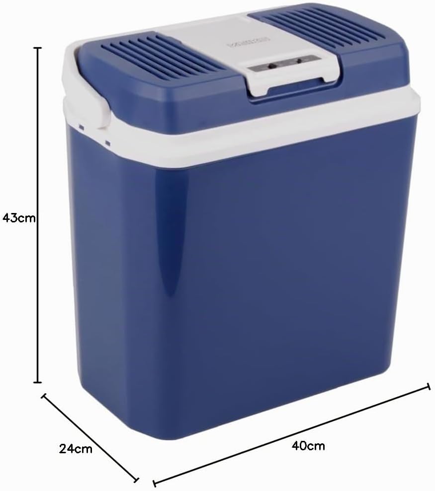 Kühlbox TKB24 tragbarer Kühlschrank 12V/230V – Thermoelektrisch, Warmhaltefunktion, ideal für Auto &amp;