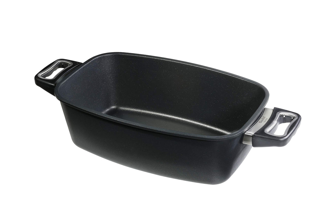Original Gundel GUSS BRÄTER INDUKTION, 33 x 21 x 11,5 cm, Titan-Keramik-Oberfläche, backofenfeste Gr