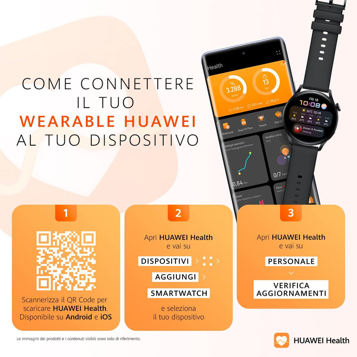 Huawei OB02597 Watch 3 Elite – Edelstahl