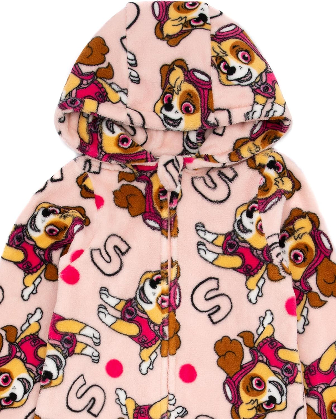 PAW PATROL Girls Onesie Kinder rosa Skye Rettung Welpe alle in einem PJs, 3-4 Jahre