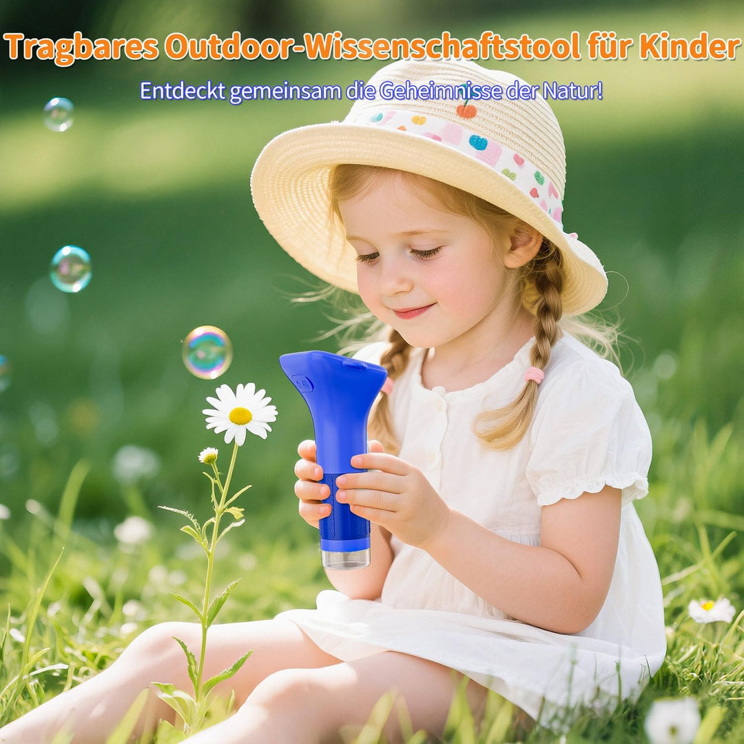 Digitales Mikroskop für Kinder, SKYBASIC 1000x Zoom Mini-Mikroskopkamera für Kinder mit 2.0 Zoll Bil