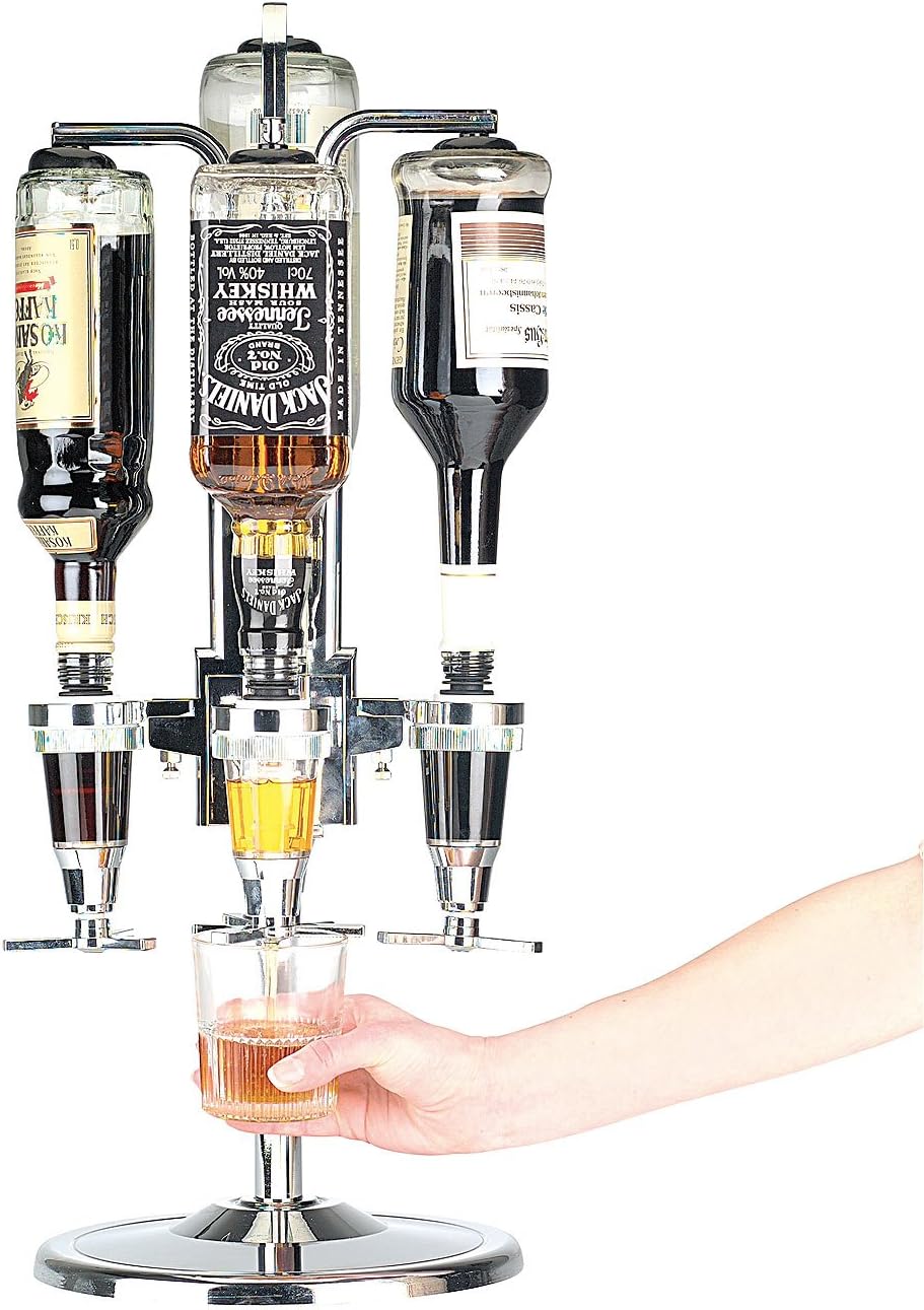 infactory Bar Buttler: Flaschenhalter"Bar Butler" 4-fach