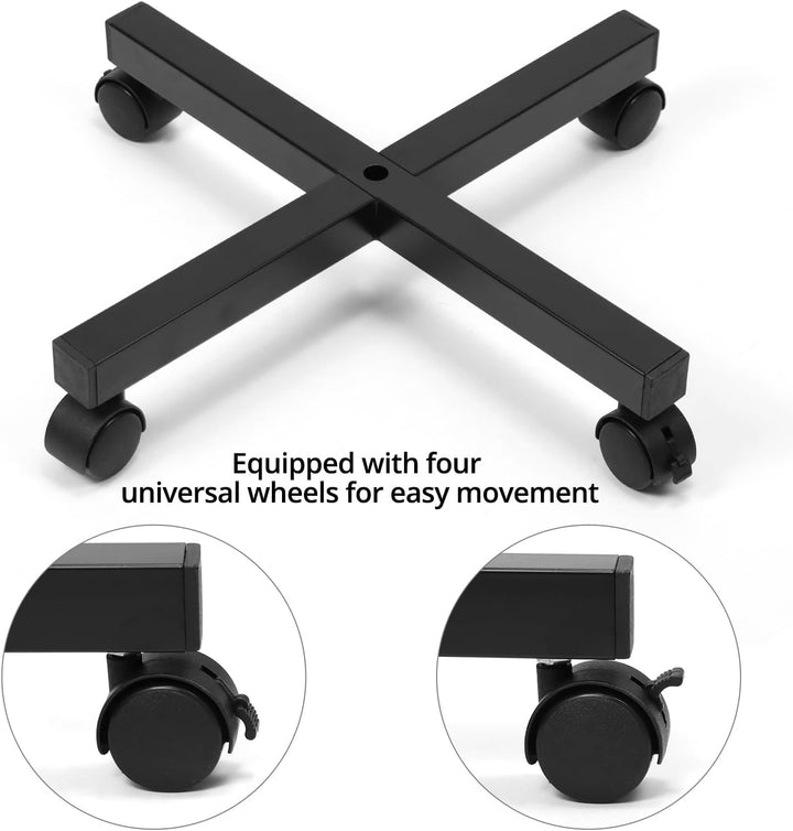 QWORK® Drehbarer Verkaufsständer mit 7 Etagen aus Metall, für Hüte, Schmuck, Socken & Seidenschals,