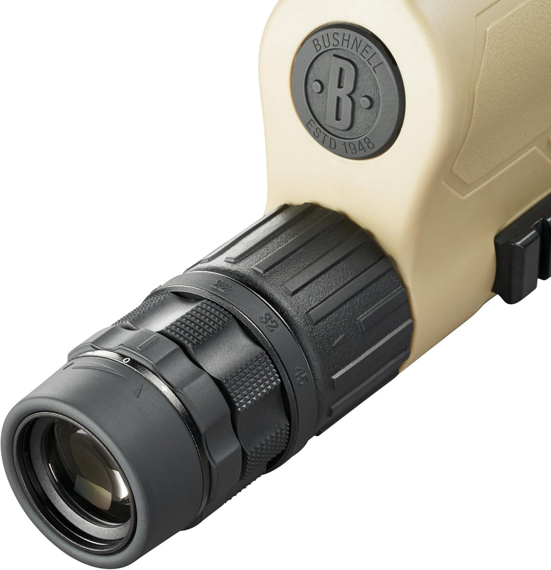 Bushnell 781545ED Legend T-Series Flp Spotting Scope with Mil-Hash Reticle, 15-45 x 60mm, Tan Flp Sp