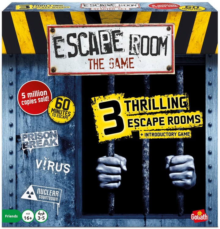 Escape Room: The Game - Vol. 1, 3 Thrilling Escape Rooms in Your Own Home!, Board Games for Adults,
