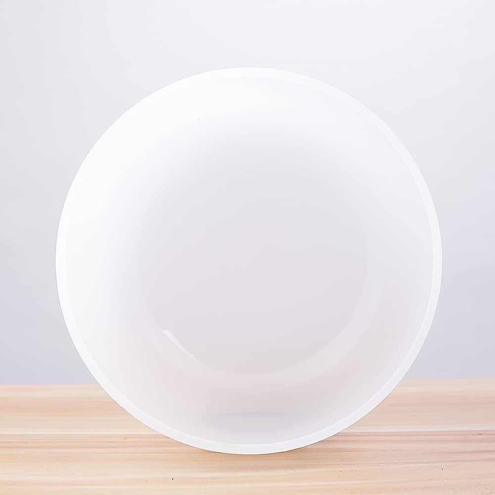 Frosted 432Hz C Wurzelchakra Quarzkristall-Klangschale für Meditation, Yoga und Entspannung, 25,4 cm