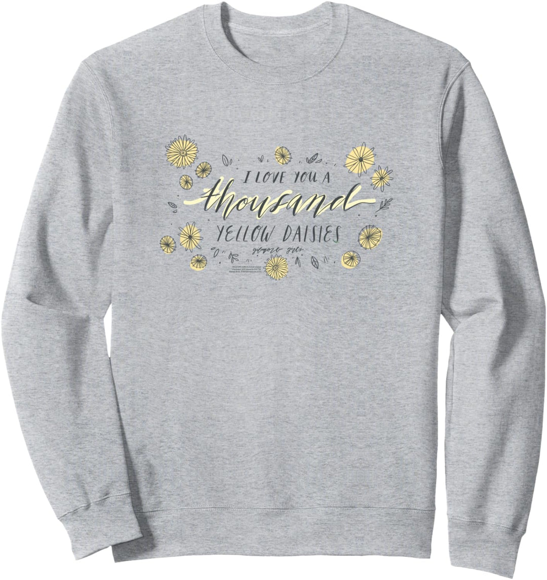 Gilmore Girls I Love You A Thousand Yellow Daisies Sweatshirt