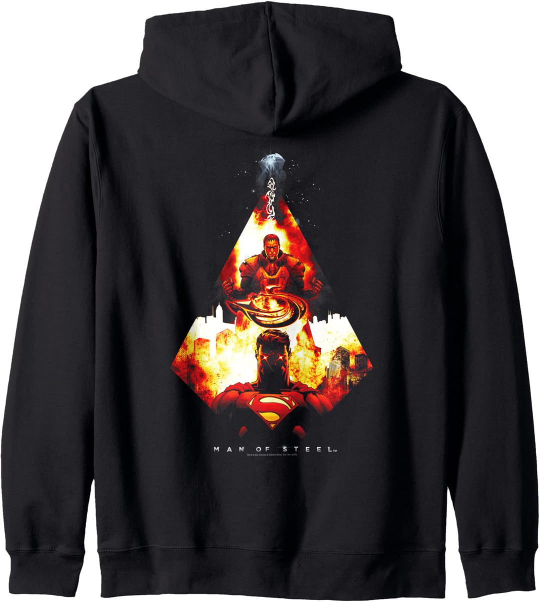 Superman Man of Steel Fiery Glow Kapuzenjacke