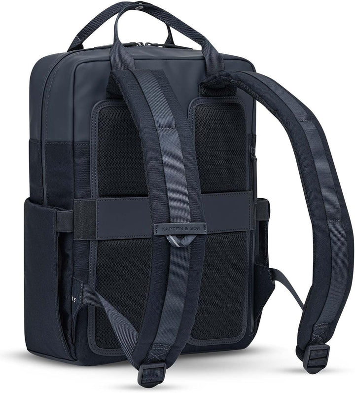 Kapten & Son Rucksack Freizeitrucksack mit Laptopfach Bergen Pro Backpack 15L Navy Blue dunkelblau