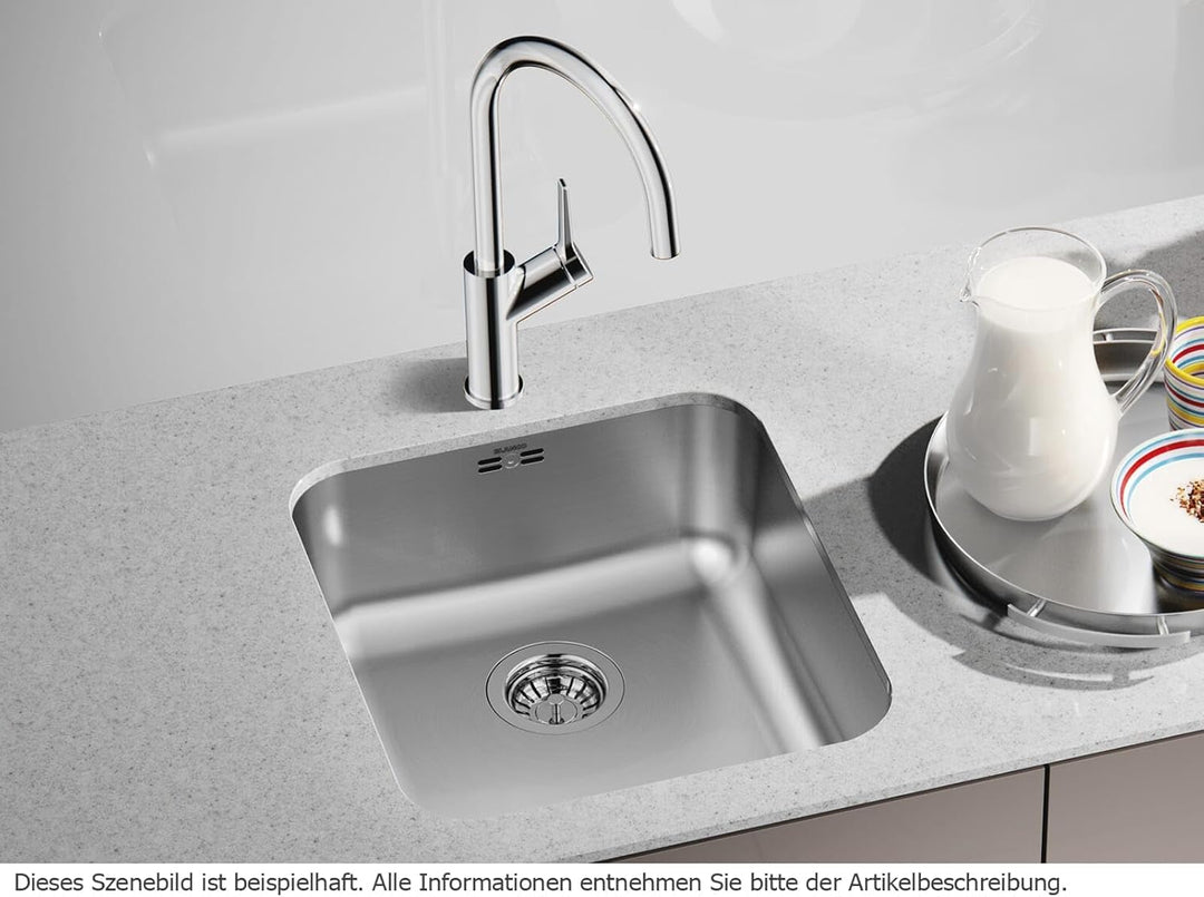 BLANCO SUPRA 450-U | Edelstahl | Einbauart: Unterbau | ohne Ablauffernbedienung | 50er Unterschrank