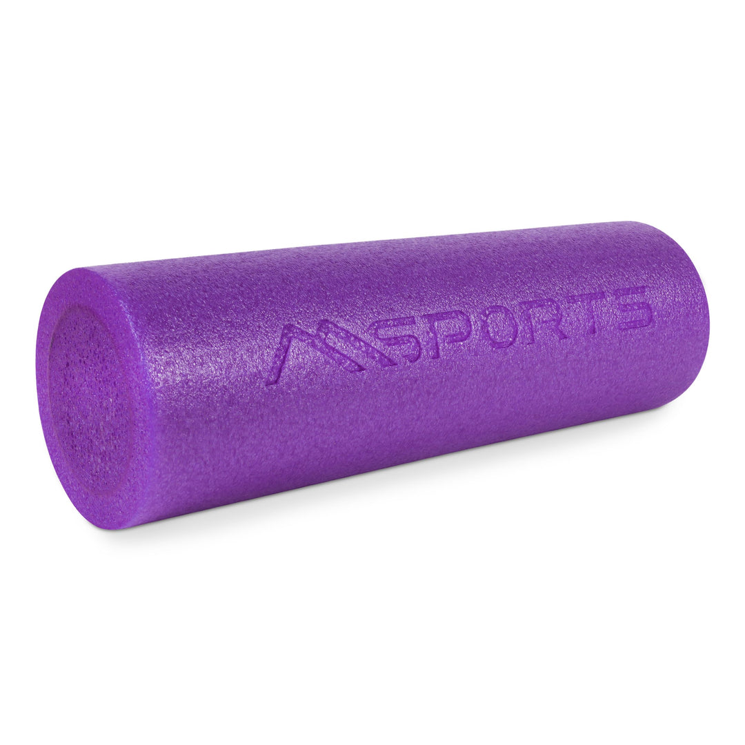 Yoga Rolle Premium | Pilates Rolle - 45 x 15 cm oder 90 x 15 cm - Faszienrolle (Violett, 45 x 15 cm)