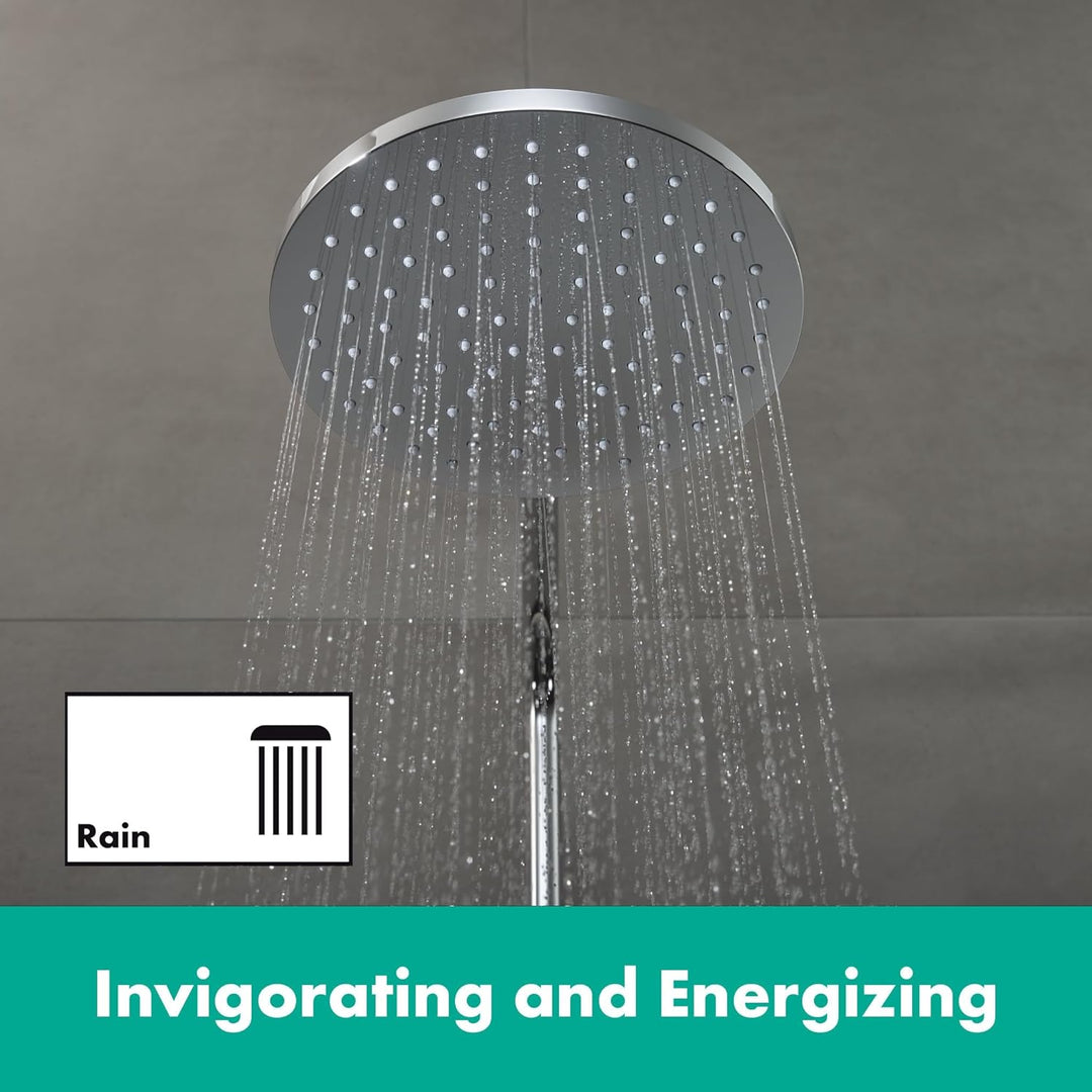 hansgrohe Vernis Blend - Kopfbrause, runde Duschbrause (205 mm), Regendusche mit 1 Strahlart für Wan