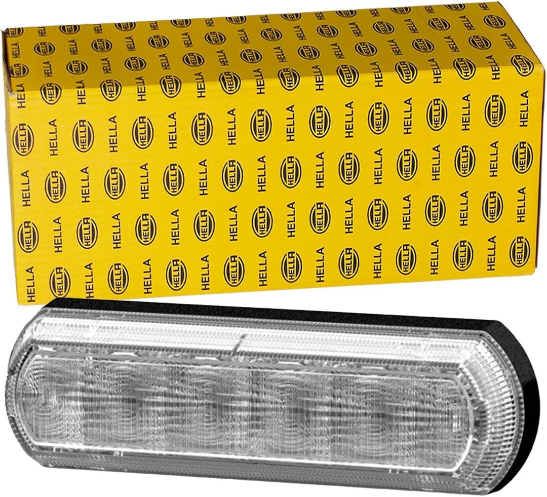 HELLA Blinkleuchte - Shapeline Tech - LED - 24V / 12V - geschraubt/Anbau - ADR/GGVS - Lichtscheibenf