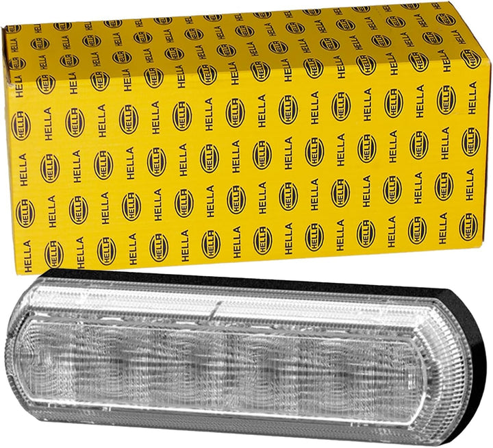 HELLA Blinkleuchte - Shapeline Tech - LED - 24V / 12V - geschraubt/Anbau - ADR/GGVS - Lichtscheibenf
