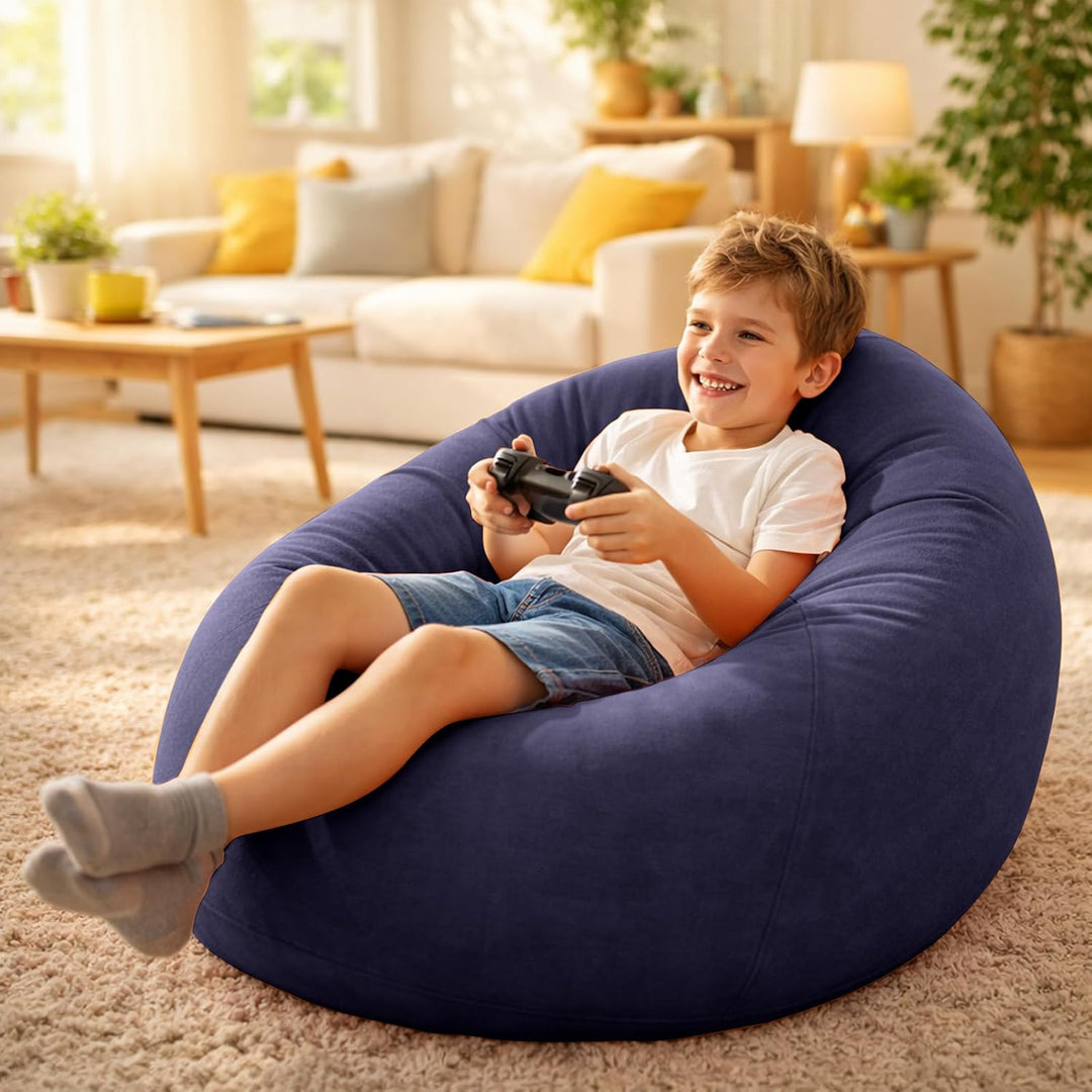 Aufblasbarer Sitzsack - 103x60cm Aufblasbares Sofa, Aufblasbarer Outdoor|Indoor-Sessel, Wohnzimmer L