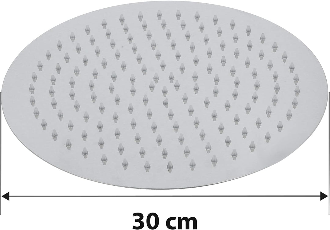 Millto™ Runder Edelstahl Duschkopf Regendusche 30 cm | Regenduschkopf Gross 12 Zoll Brausekopf Dusch