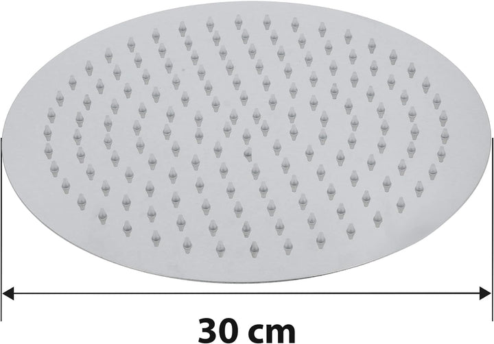 Millto™ Runder Edelstahl Duschkopf Regendusche 30 cm | Regenduschkopf Gross 12 Zoll Brausekopf Dusch