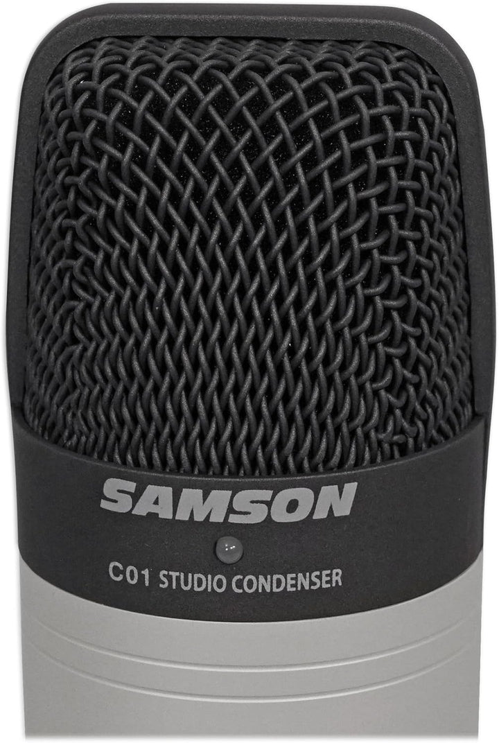 Samson C01 Studiomikrofon & Behringer U-PHORIA UMC22 Audiophiles 2x2 USB Audio Interface mit Midas M