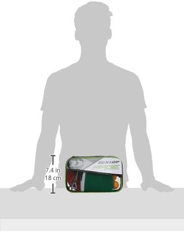 Dunlop AC Rage Championship Tischtennis-Set, 2 Schläger und 1 Netz