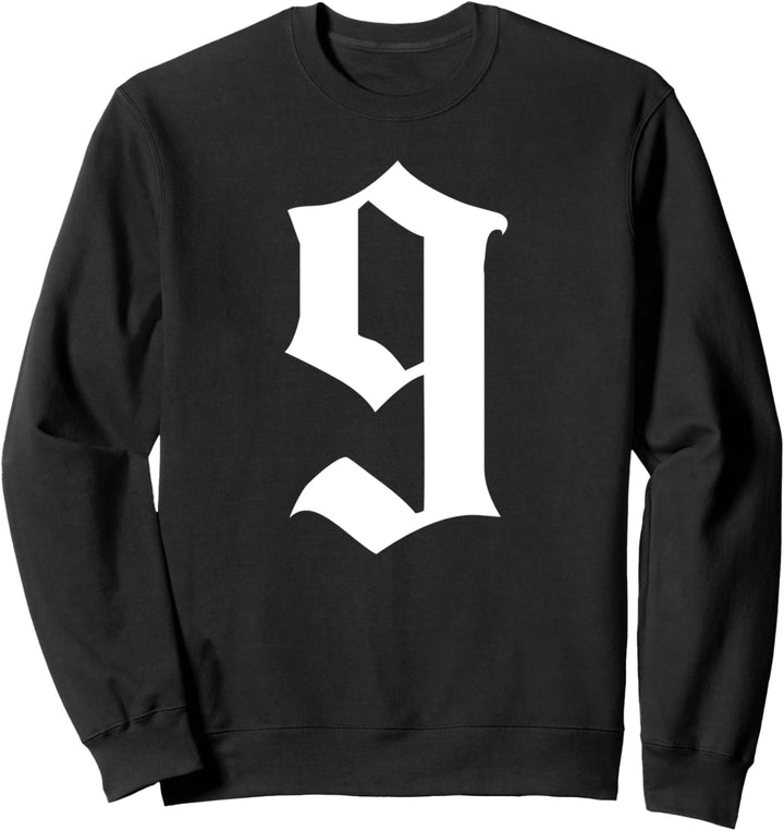 Alte englische Nummer 9 oder Neun Sweatshirt