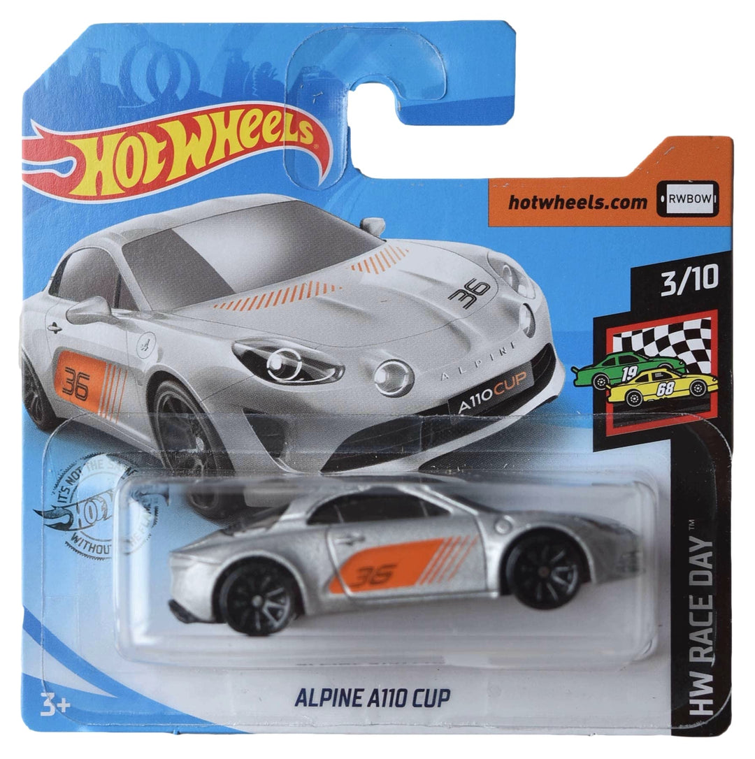 Hot Wheels Alpine A110 Cup, HW Race Day 3/10 Short Card
