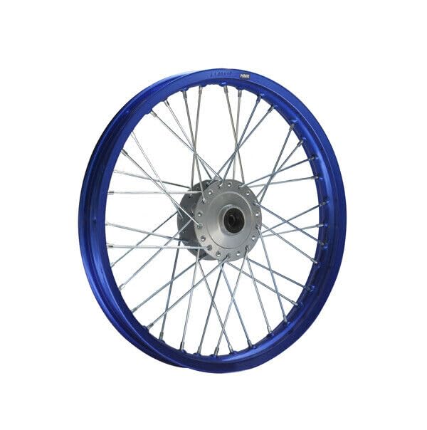 Alu Felge 17 Zoll vorne Blau Eloxiert Geeignet für fast alle Modelle mit 12 mm Achse Dirt Bike, Pit