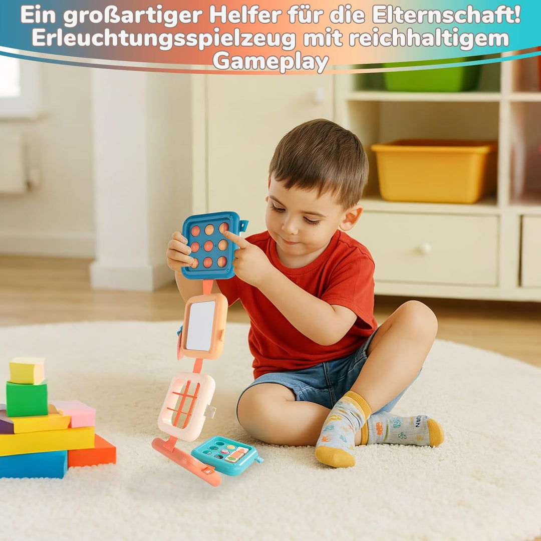 Baby Flugzeug Reisespielzeug - Busy Activity board für Kleinkinder, Montessori Spielzeug Baby, activ