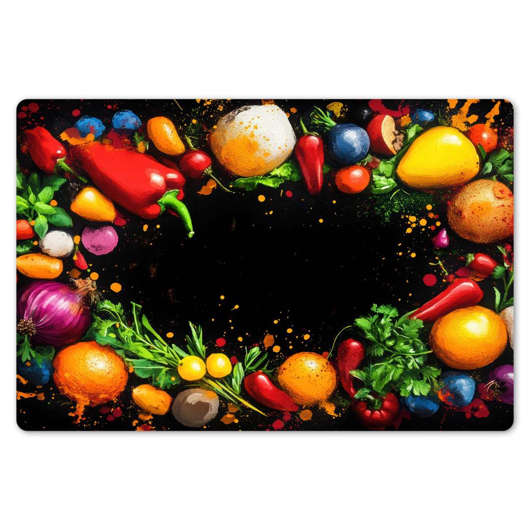 KitchenYeah© Platzsets Abwaschbar 6-Teilig 45x30 cm Tischsets Platzdeckchen Platzset Unterlage Tisch