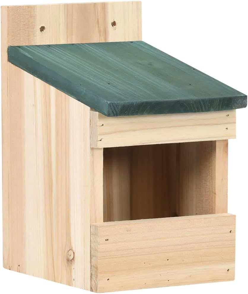 vidaXL Vogelhaus, 4-teilig, aus Tannenholz, 12 x 16 x 20 cm