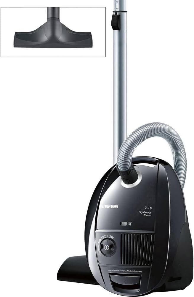 Siemens Staubsauger mit Beutel Z 3.0 VSZ3B212, Bodenstaubsauger, Hygiene-Filter, Bodendüse für Parke