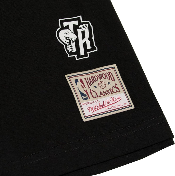 Mitchell & Ness White Logo T-Shirt - NBA M Toronto Raptors, Schwarz, M Toronto Raptors, Schwarz