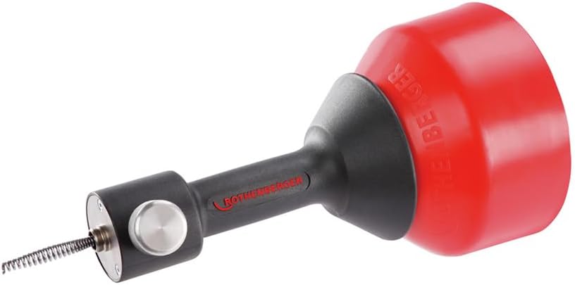 ROTHENBERGER 1000002299 ROSPIMATIC CL Rohrreinigungs Kabelloses Set mit Zusatzspirale, 8mm Spiraldur