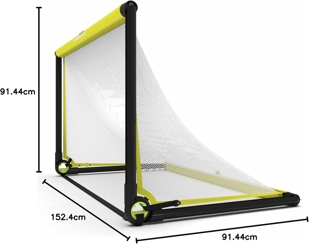 BazookaGoal Original, 150 x 90 cm Weiss / Gelb, Weiss / Gelb
