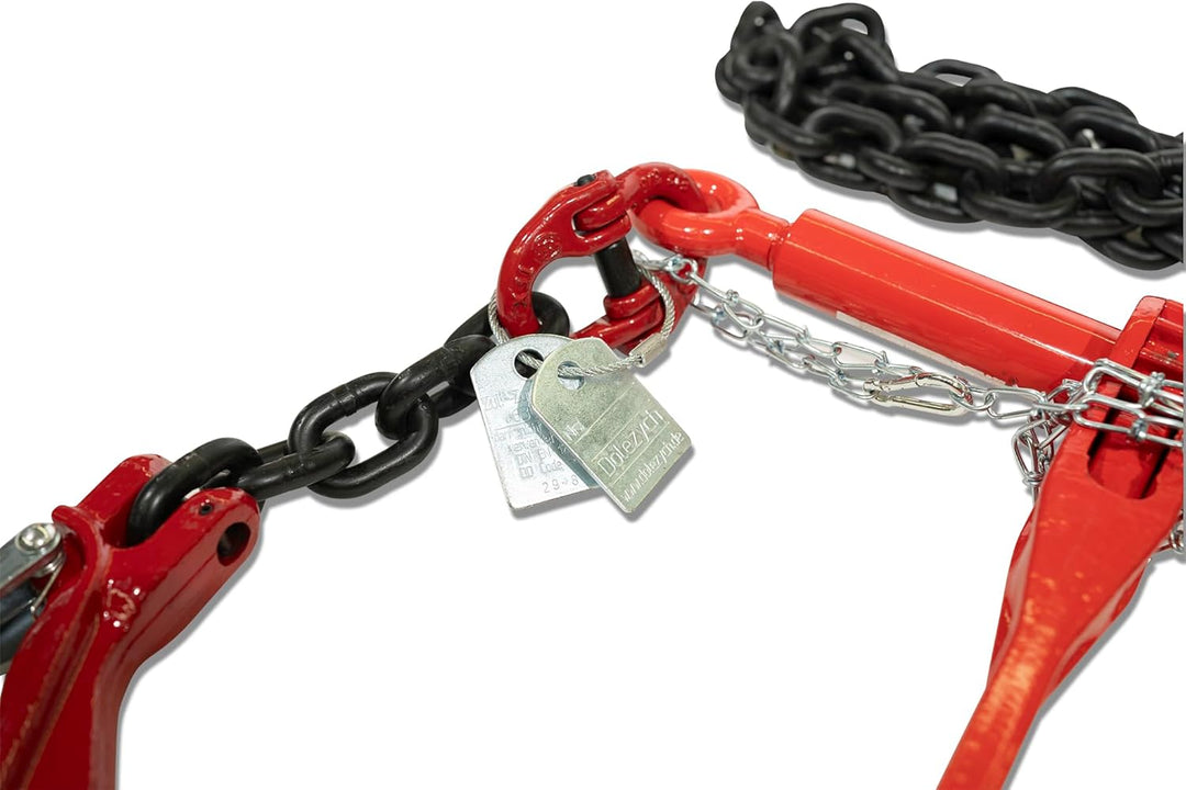 Dolezych Spannzurrkette PowerLash L-150, 6300 daN, 1-teilig, mit Gabelkopfhaken, 3,5 m Länge, Kette