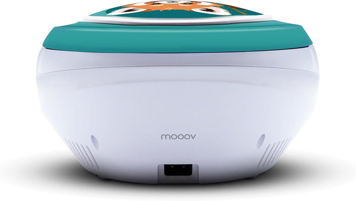 MOOOV 477414 CD-Player für Kinder, Motiv: Panda, Rot, MP3 und USB-Port – AUX-In – Kopfhöreranschluss