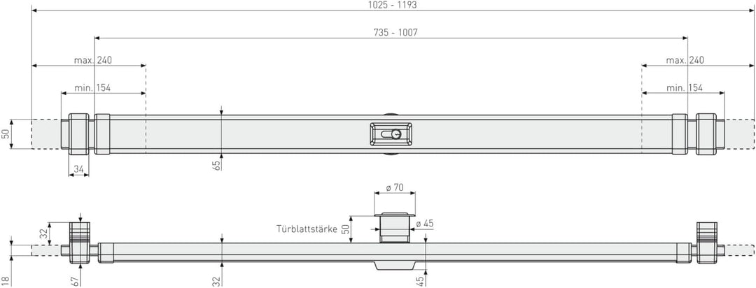 ABUS Panzerriegel PR2600 weiss, 51381, 513848 Weiss Panzerriegel, Weiss Panzerriegel