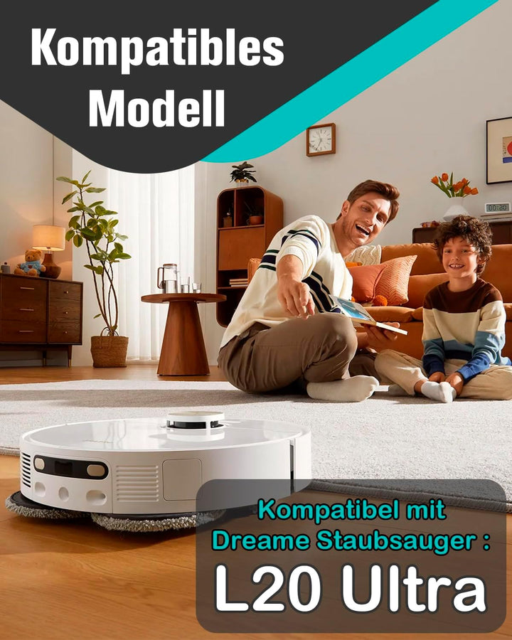 Zubehörset für Dreame L10s Ultra Gen 2/L10s Pro Ultra Heat/Mova E30 Ultra/X30 Ultra, 1 Hauptbürste,