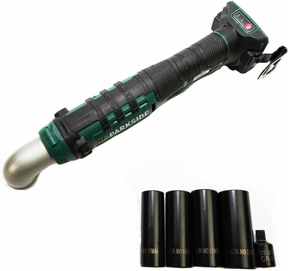 HEADNMORE® Bundle mit dem PARKSIDE® 20V 1/2 Zoll Akku Winkelschlagschrauber PAWS 20 A1 und dem HEADN
